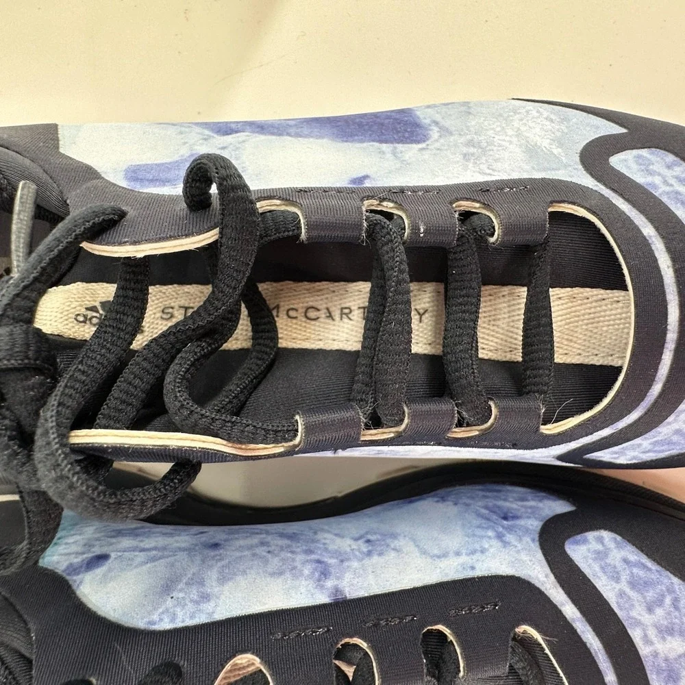 Adidas Stella McCartney Outdoor Sneakers Womens 7 Blue Marble Designer Sporty